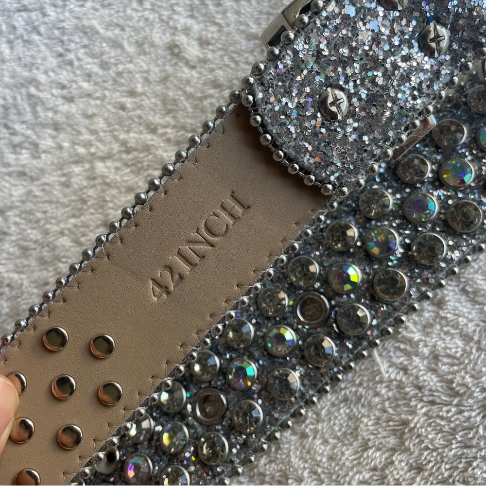 Western Cowboy Rhinestone belt - Picture 4 of 4